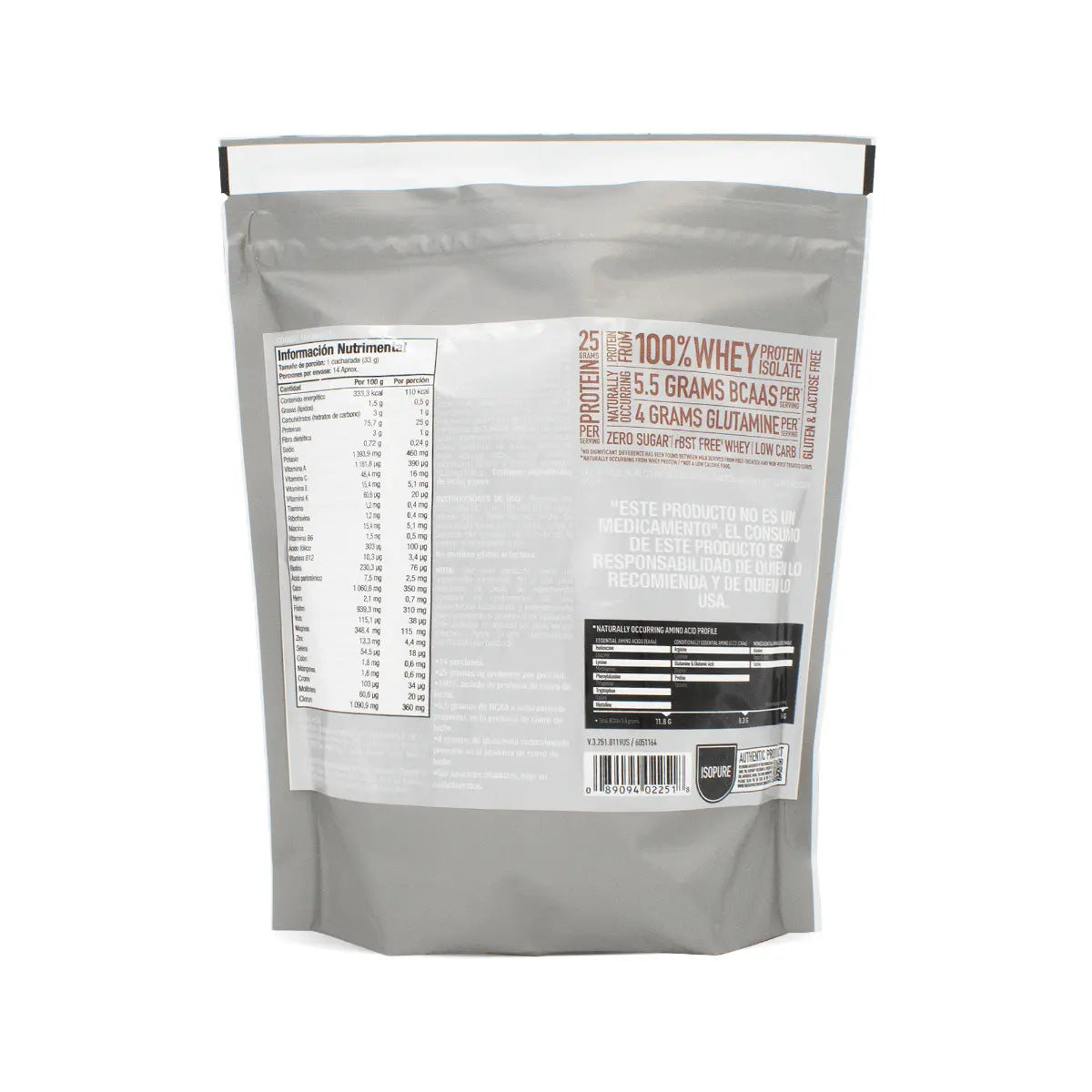 NB ISOPURE LOW CARB 1 LB (454 GRS) CHOCOLATE