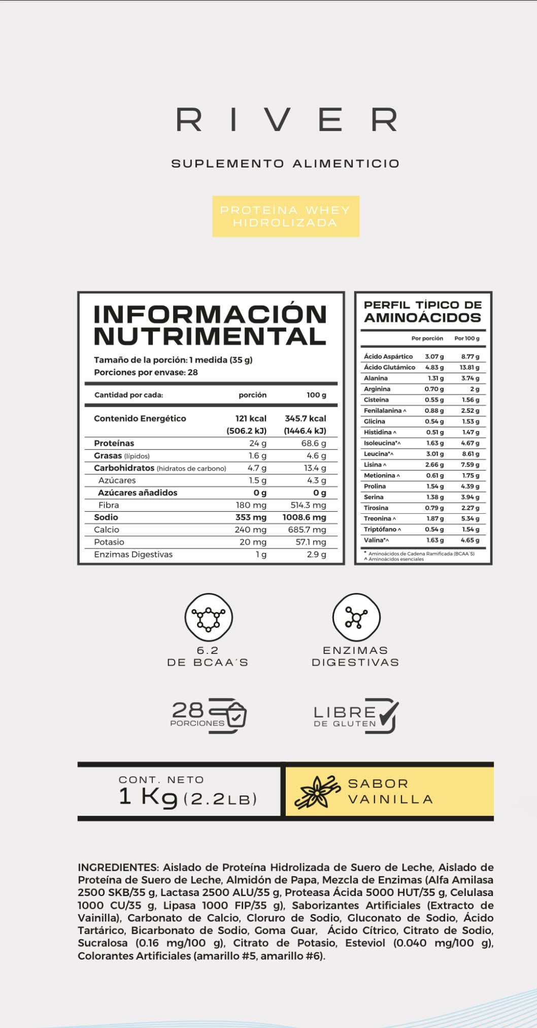 Proteína Vainilla 1 kilo BOULDR