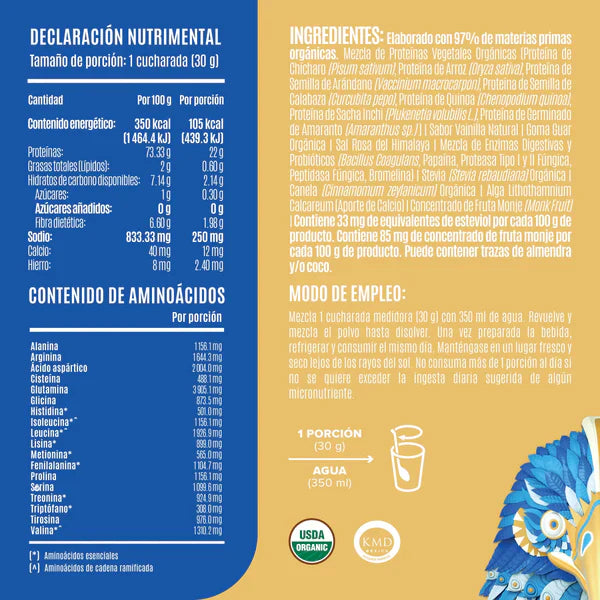 Falcon Protein Vainilla Sobres