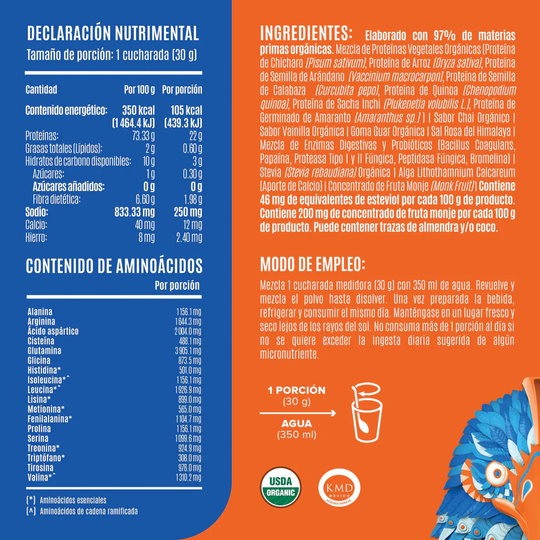 Falcon Protein Chai Sobres
