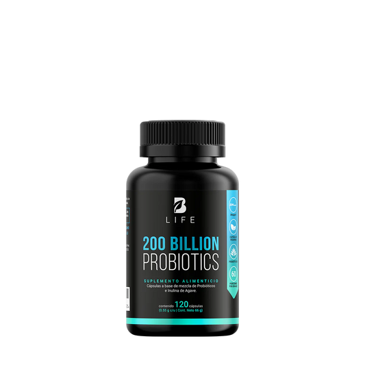 200 Billion Probiotics | 200 Billones de Probióticos 120 caps | 550 mg