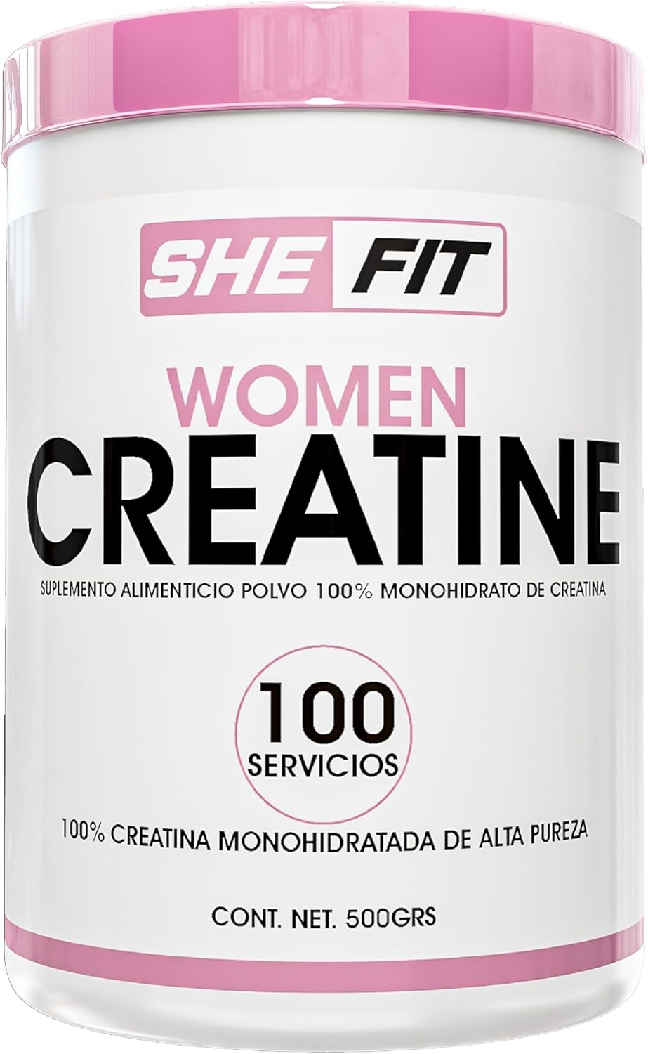 BHP SHE FIT WOMEN CREATINA 500 GRS MONOHIDRATADA