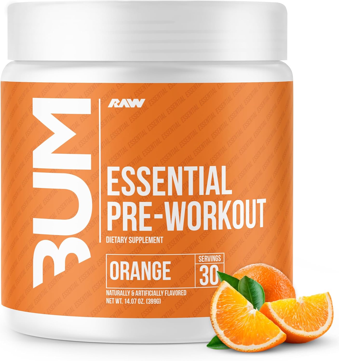 RAW CBUM ESSENTIAL PWO 30 SERV ORANGE