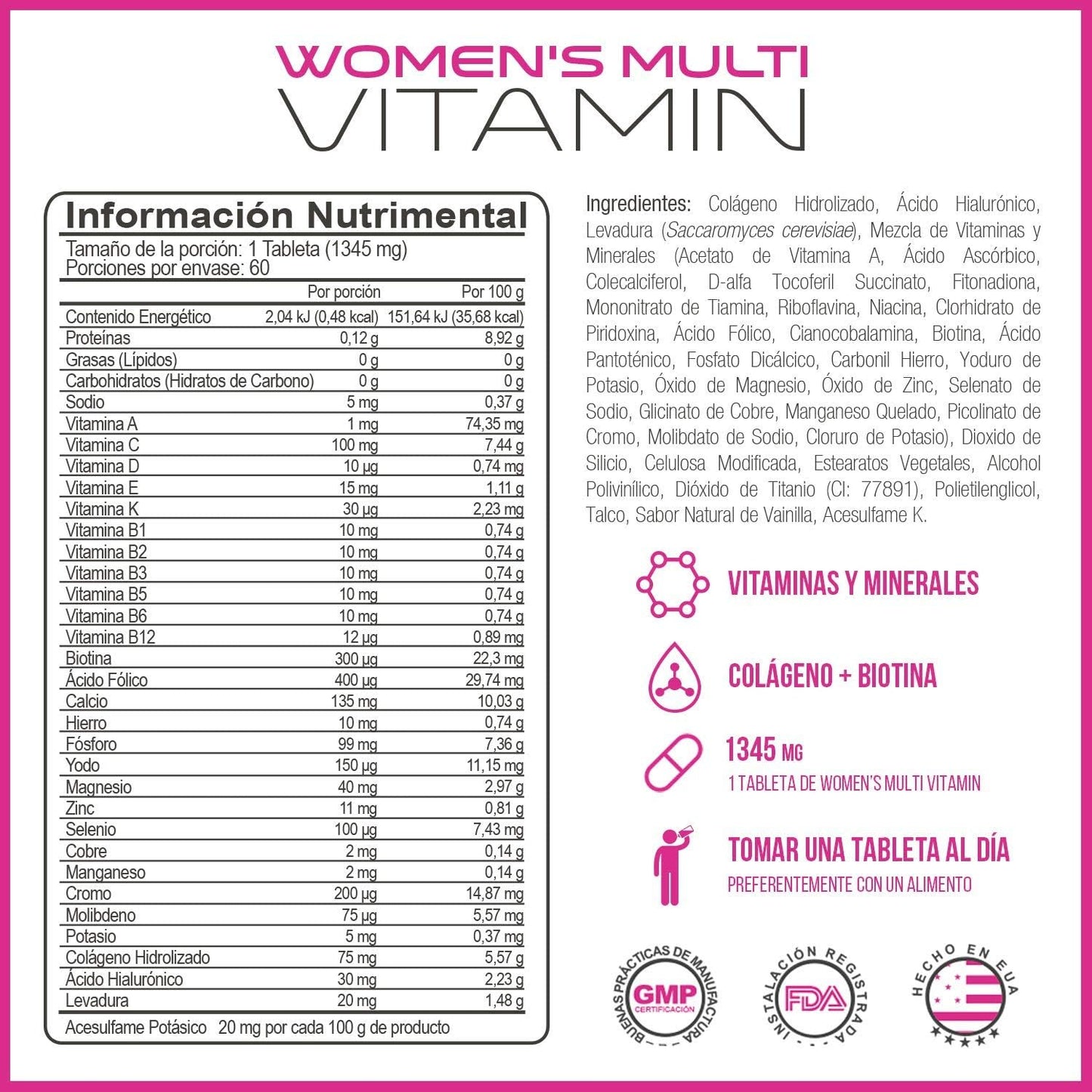 FORZA MULTI VITAMIN WOMEN´S 60 CAPS