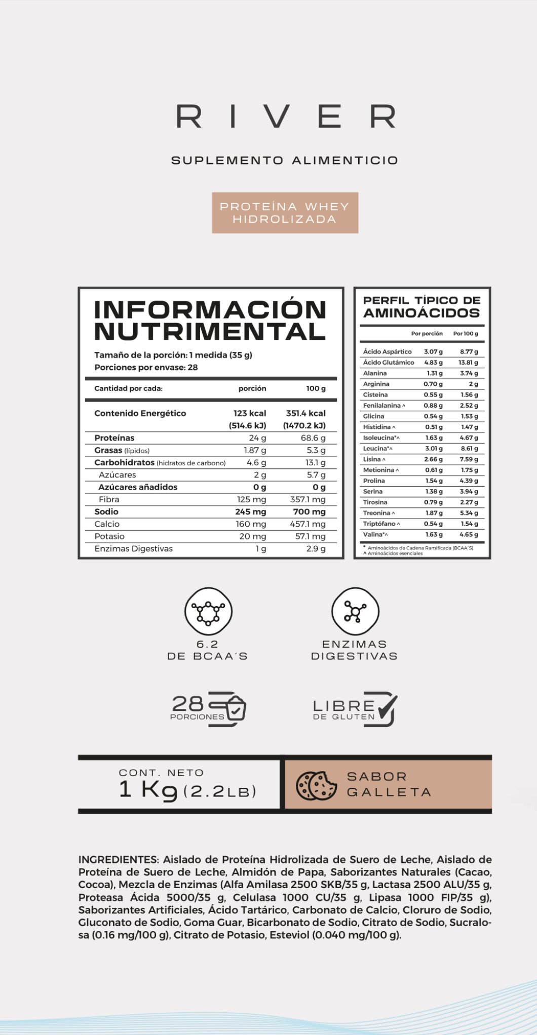 Proteína Galleta 1 Kilo/ BOULDR