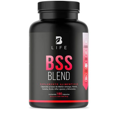 BSS Blend | Mezcla de Melón Amargo, Ácido Alfa Lipoico 180 Cápsulas
