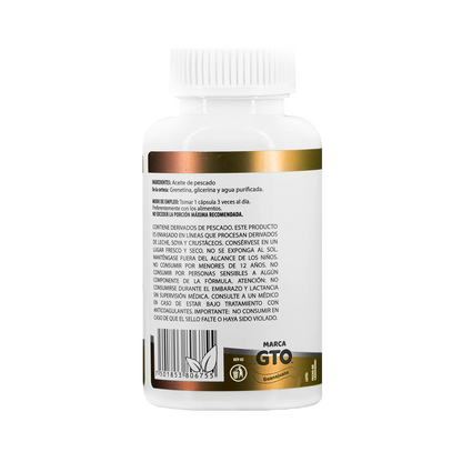 ACEITE DE PESCADO FRASCO CON 30 CAPSULAS
DE 1.3 G
