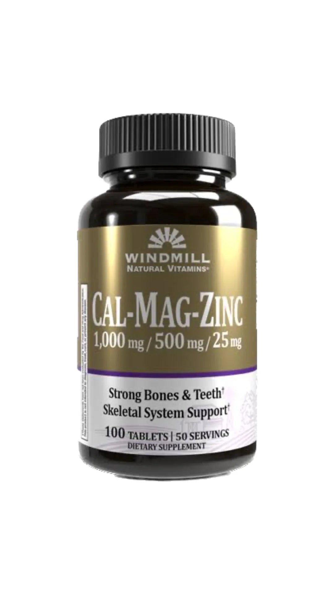 WHP CALCIUM, MAGNESIUM, ZINC 100 TABS