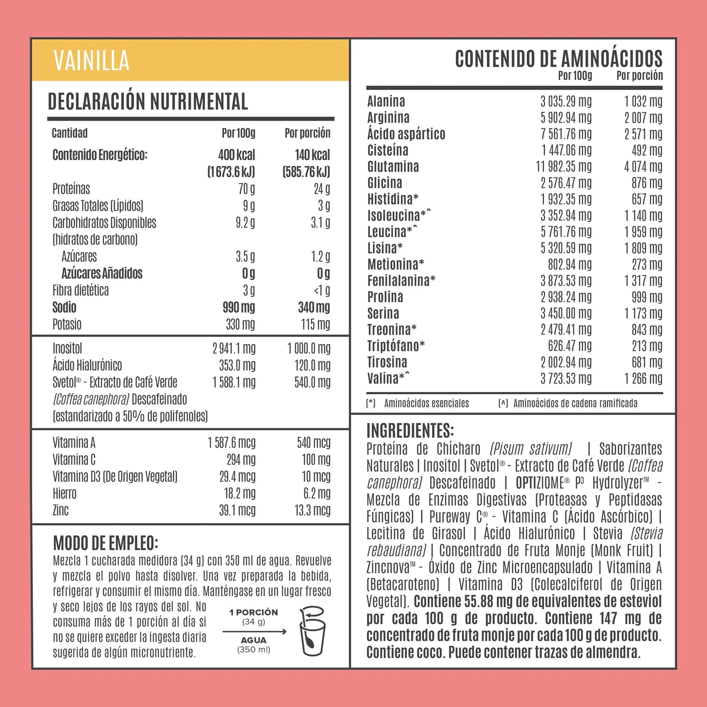 Fitmingo Proteina Vainilla 1.7kg