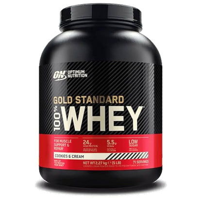 ON 100% WHEY GOLD STD 4.6 LBS COOKIES & CREAM