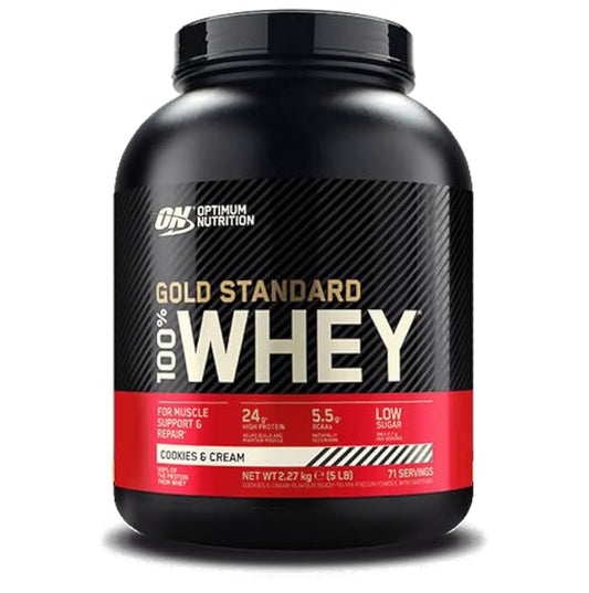ON 100% WHEY GOLD STD 4.6 LBS COOKIES & CREAM