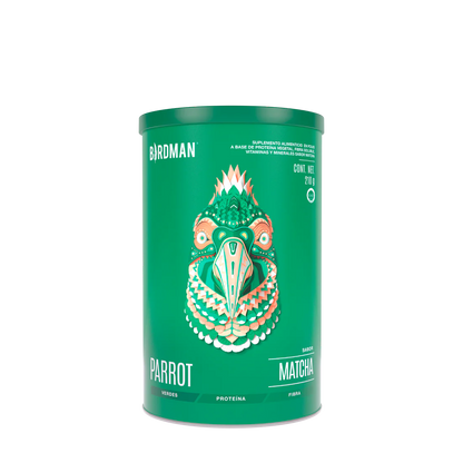 Parrot Greens & Protein Matcha 210 g - 7 Servicios
