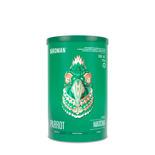 Parrot Greens & Protein Matcha 210 g - 7 Servicios