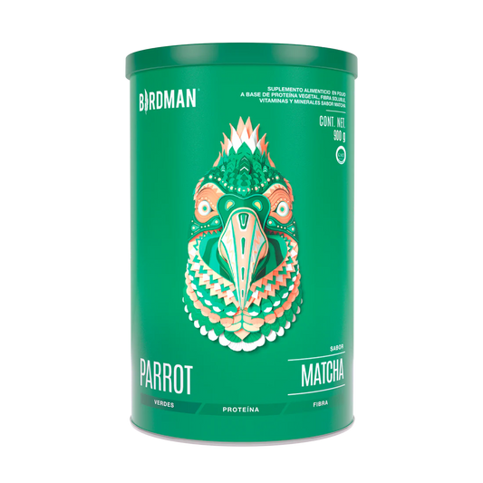 Parrot Greens & Protein Matcha 900 g - 30 Servicios