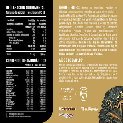 Falcon Performance Golden Vanilla 1.9 kg - 50 Servicios