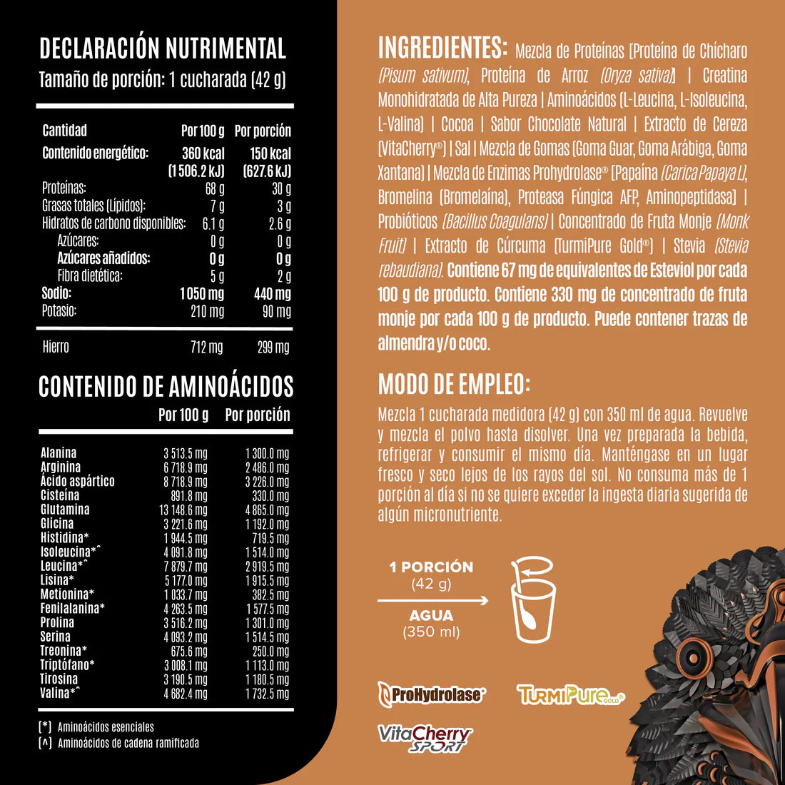 Falcon Performance Choco Bronze 722 g - 19 Servicios