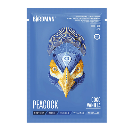 Peacock Plant Meal Coco-Vainilla 10 Pack Sobres