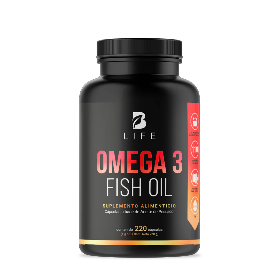 Omega 3 Fish Oil | Omega 3 Aceite de Pescado 220 caps | 1000 mg