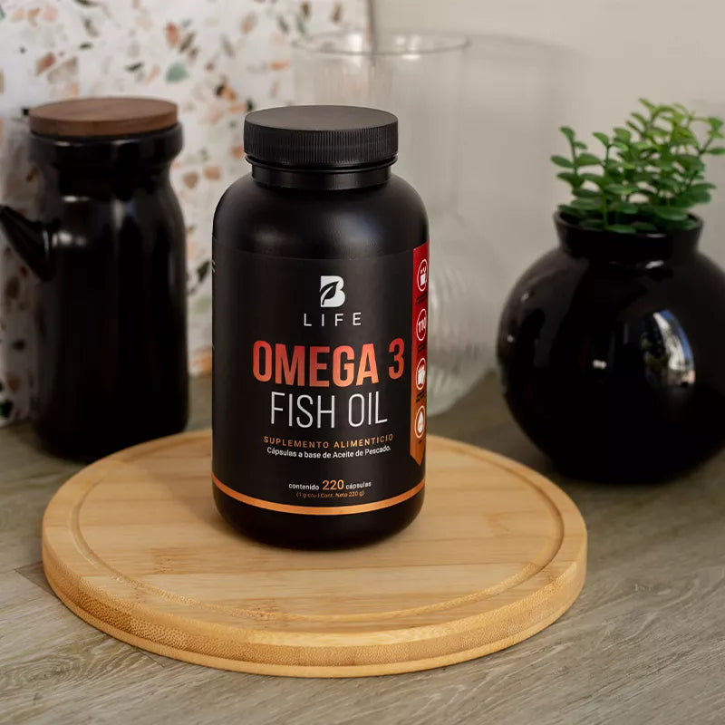 Omega 3 Fish Oil | Omega 3 Aceite de Pescado 220 caps | 1000 mg