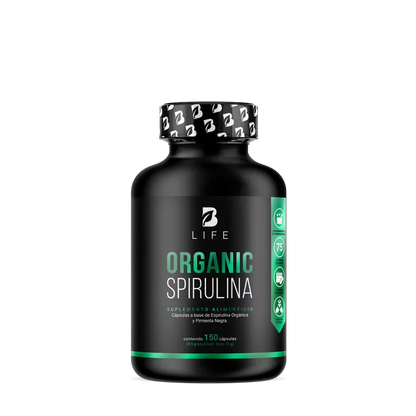 Organic Spirulina | Espirulina Orgánica 150 Cápsulas | 500 mg