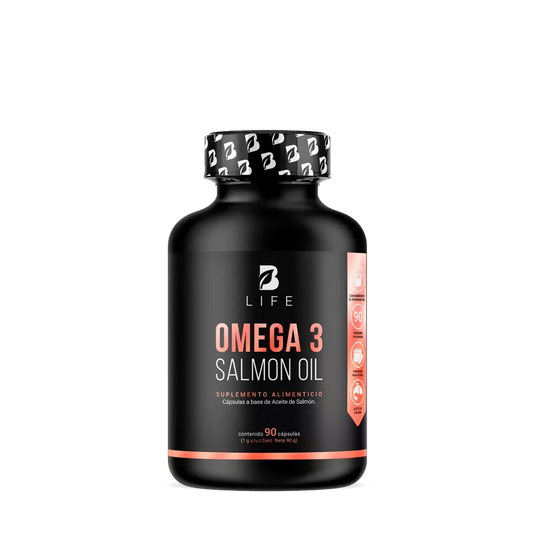 Omega 3 Salmon Oil | Omega 3 Aceite Puro de Salmón 90 Cápsulas | 1000 mg