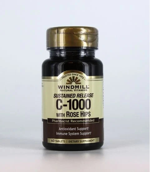 WHP C-1000 MG WITH ROSE HIPS SUSTAINED RELEASE 60 TABS