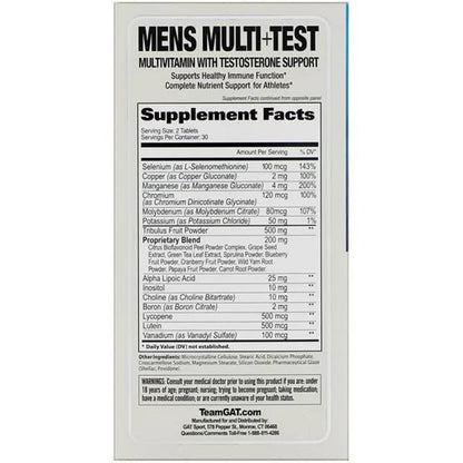 GA MULTI VITAMIN + TEST 60 CT